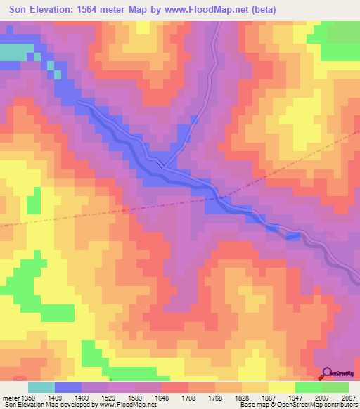 Son,Turkey Elevation Map