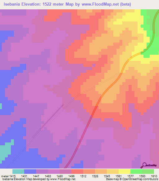 Isebania,Tanzania Elevation Map