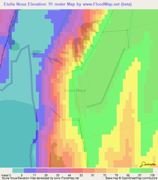 Etulia Noua,Moldova Elevation Map