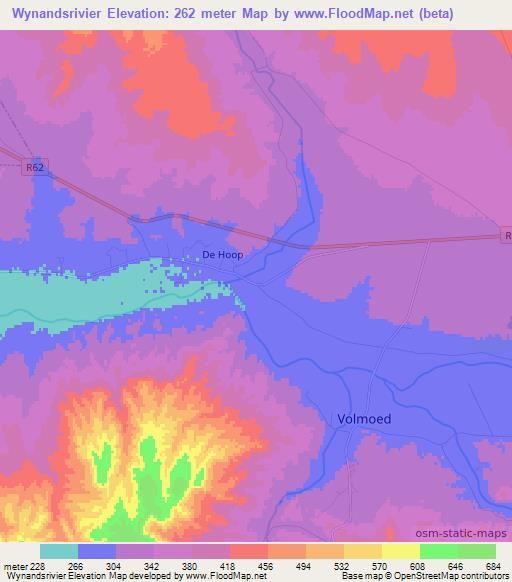 Wynandsrivier,South Africa Elevation Map