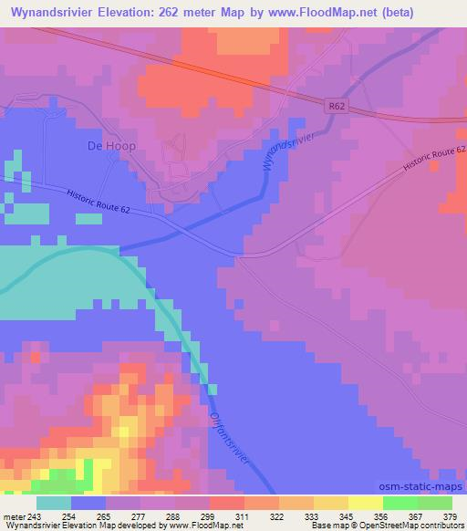 Wynandsrivier,South Africa Elevation Map