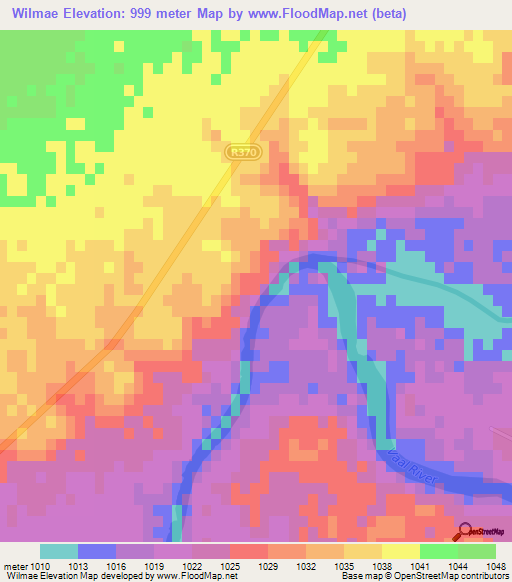 Wilmae,South Africa Elevation Map