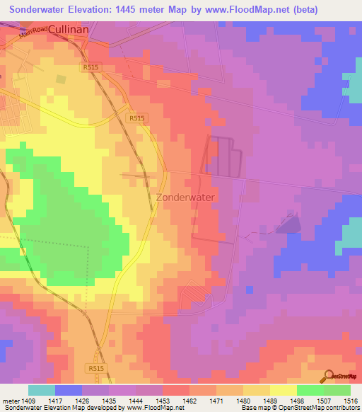 Sonderwater,South Africa Elevation Map